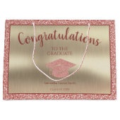 2023年エレガント卒業おめでとうございます ラージペーパーバッグ (正面)
