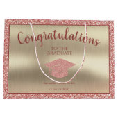 2023年エレガント卒業おめでとうございます ラージペーパーバッグ (裏面)