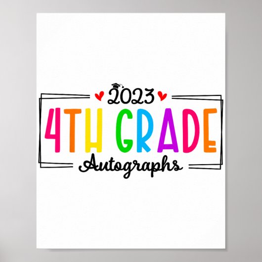 2023年オートグラフ4年卒業 ポスター (正面)