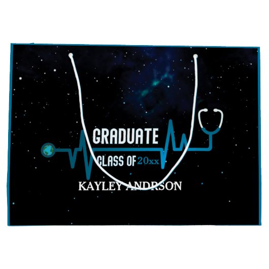 2023年カスタムのナースクラス ラージペーパーバッグ (裏面)