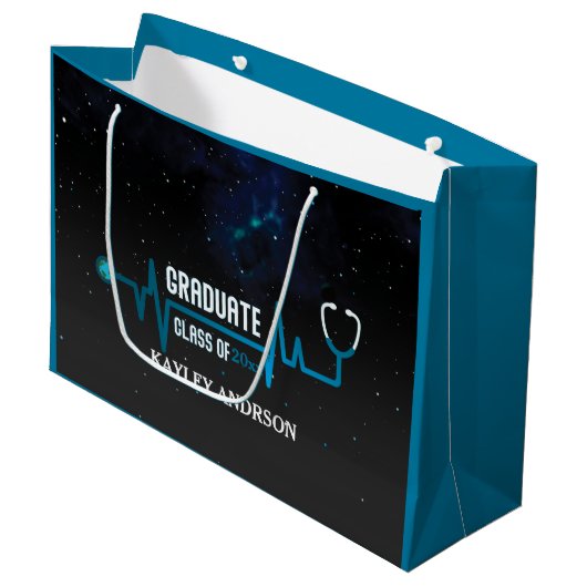2023年カスタムのナースクラス ラージペーパーバッグ (正面アングル)