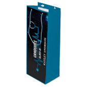 2023年カスタムのナースクラス ワインギフトバッグ (正面アングル)