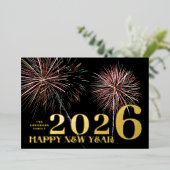 2023年カスタム初めのお祝い金ゴールド写真 箔シーズンカード (立ち正面)