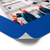 2023年カスタム学校フォトブルー卒業クラス ポスター (角)