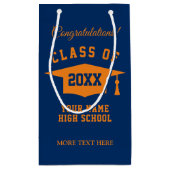 2023年カスタム高校卒業パーティーのクラス スモールペーパーバッグ (裏面)