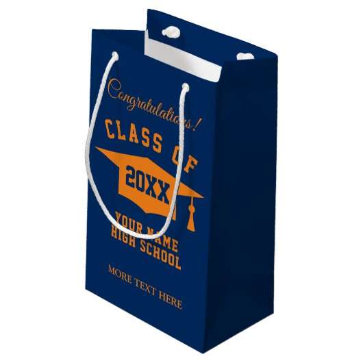 2023年カスタム高校卒業パーティーのクラス スモールペーパーバッグ (裏面アングル)