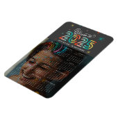 2023年カラフルのカレンダーの写真への応援 マグネット (左側)