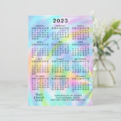 2023年カラフル暦年版ホログラフィフェイクック プログラム (スタンド正面)