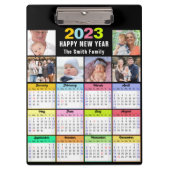 2023年カレンカスタムダー家族6枚モダン写真 クリップボード (正面)