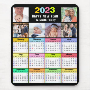 2023年カレンカスタムダー家族6枚モダン写真 マウスパッド