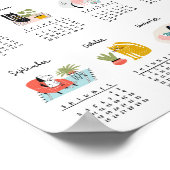 2023年カレンダーかわいい猫と犬 ポスター (角)