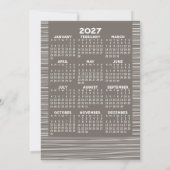 2023年カレンダーと新年ADDビジネスロゴ シーズンカード (裏面)
