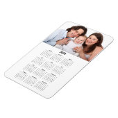 2023年カレンダーカスタムフォトマグネット マグネット (左側)