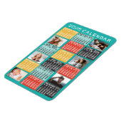 2023年カレンダーモダンフォトコラージュ マグネット (左側)