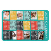 2023年カレンダーモダンフォトコラージュ マグネット (横)