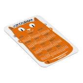 2023年カレンダー中期オレンジ猫 マグネット (右側)