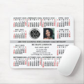 2023年カレンダー事業ロゴ写真文字簡単カスタム マウスパッド (マウス)