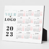 2023年カレンダー会社ロゴビジネス フォトプラーク (側面)