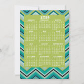 2023年カレンダー平和を願うビジネスのクリスマス 招待状 (裏面)