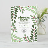 2023年カレンダー紫の緑の応援ロゴビジネス シーズンカード (スタンド正面)