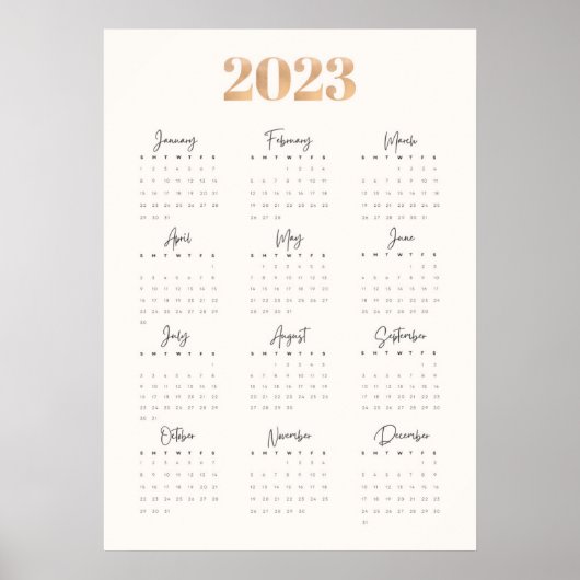 2023年カレンダー ポスター (正面)