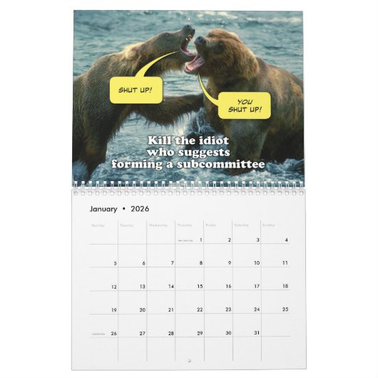 2023年カレンダー「Animals at Work」 カレンダー (1月 2026)