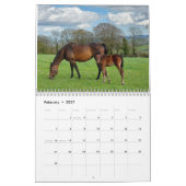 2023年カレンダーThoroughbred Mares and Foals カレンダー (2月 2027)