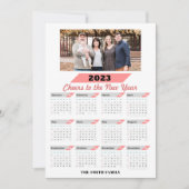 2023年カレンモダンダー家族の写真あいさつ シーズンカード (正面)