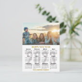 2023年カレンモダンダ金ゴールドとブラックスクリプト写真 ポストカード (スタンド正面)