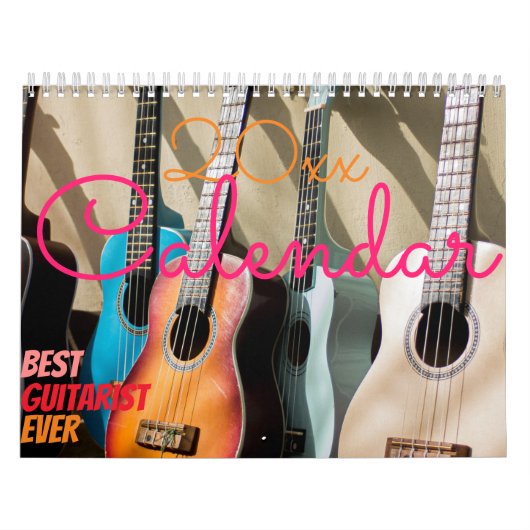2023年ギタリストのカレンダー カレンダー (カバー)