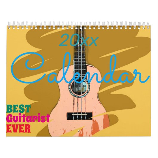 2023年ギタリスト最高ののカレンダー カレンダー (カバー)