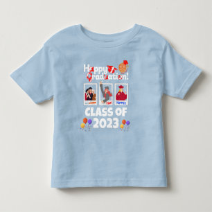 2023年クッキー頭が切れるT-ShirのHappy卒業クラス トドラーTシャツ