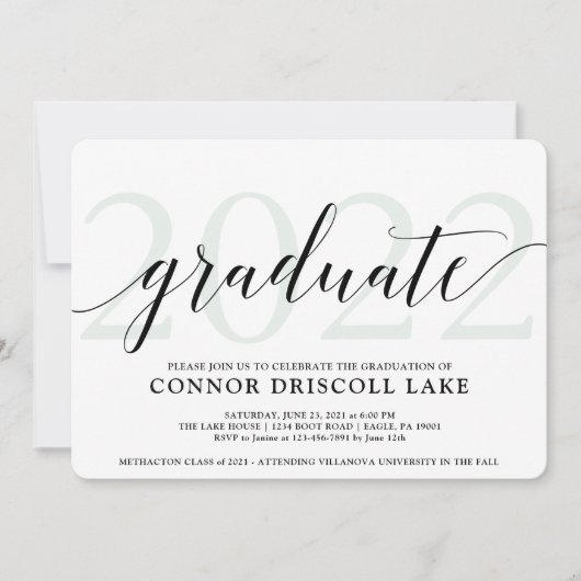 2023年クラシック卒業クラス 案内状 (正面)