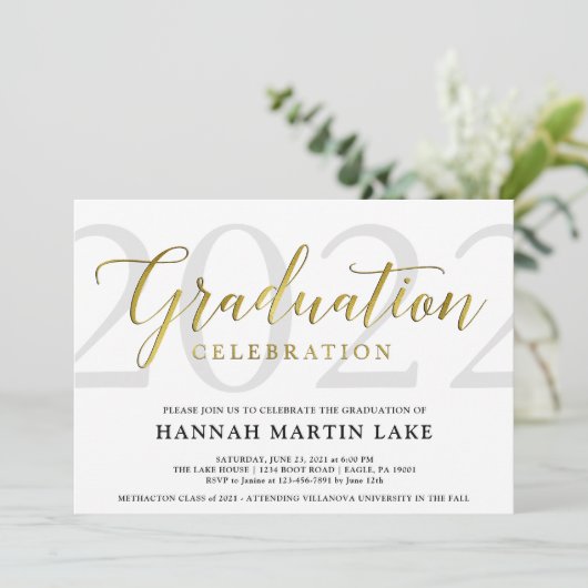 2023年クラシック卒業パーティー招待状のクラス 案内状 (スタンド正面)