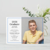 2023年クラシック卒業ブルーフォト卒業 招待状 (スタンド正面)