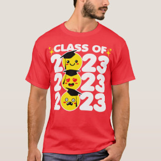 2023年クラスのおもしろいかわいい顔 Tシャツ