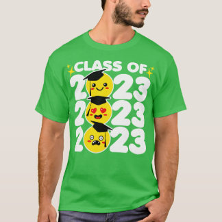 2023年クラスのおもしろいかわいい顔 Tシャツ