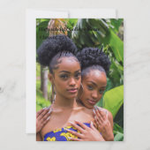 2023年クラスのダブル卒業の招待状 案内状 (正面)