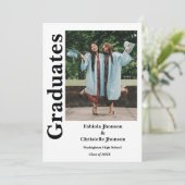 2023年クラスのダブル卒業 招待状 (スタンド正面)