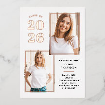 2023年クラスの写真白とバラ金ゴールドグラードパーティー