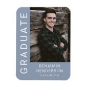 2023年クラスの男子卒業写真 マグネット (縦)