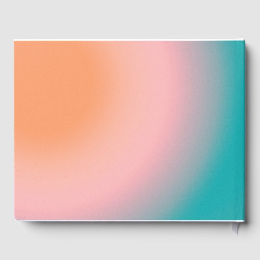 2023年クラストレンディーカラフル勾配カスタム法 ゲストブック (裏面)