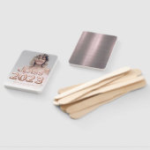 2023年クラスバラ金ゴールドバルーン写真卒業 ハンドファン (組立なし)