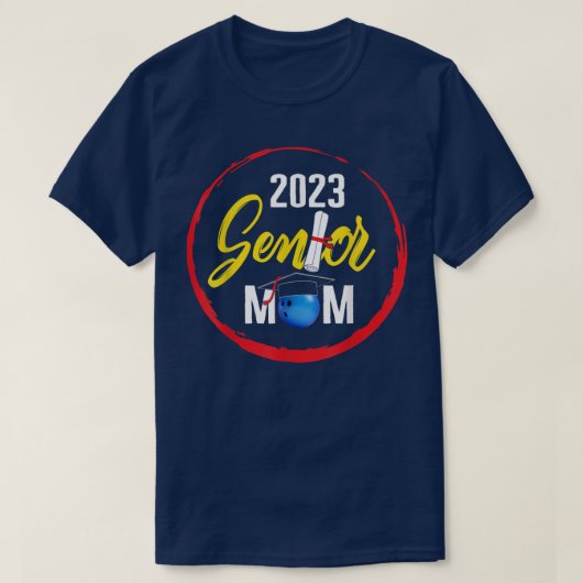 2023年クラス上級ボーリングママ卒業G Tシャツ (デザイン正面)