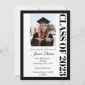 2023年クラス写真卒業 招待状 (正面)