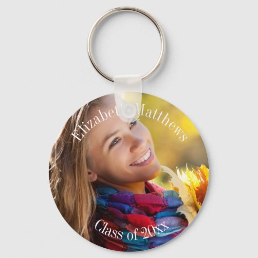2023年クラス写真 |卒業式の名前 キーホルダー (正面)