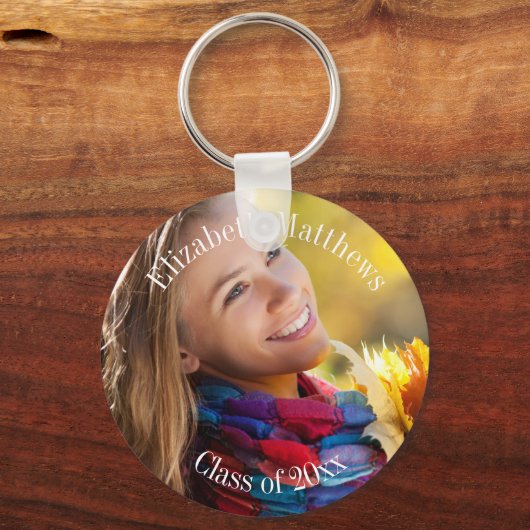 2023年クラス写真 |卒業式の名前 キーホルダー (正面)