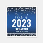 2023年クラス卒業名と学校ナプキンス スタンダードカクテルナプキン (正面)