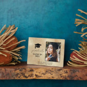 2023年クラス金ゴールド写真卒業プラーク フォトプラーク (側面)