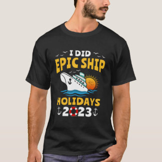 2023年クルーズ旅行 海洋船クルーズ Tシャツ